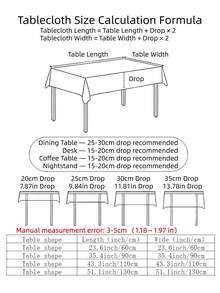 HXARTMIS 1pc Vintage Floral Jacquard Lace Trim Tablecloth, Red Square Decorative Table Cover, Suitable For Coffee Table, Wedding And Holiday Home Decor - Red - View 8