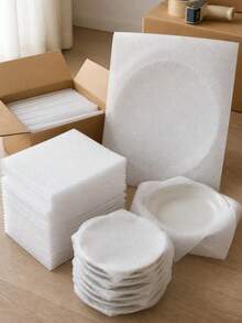 1/10/20pcs Foam Packing Bags With Protective Pads, Plastic Material, For Cushioning Packaging, Suitable For Moving, Shipping And Storing Tableware, Furniture, Glassware, Cups, Shipping Cushioning - Multicolor - View 3