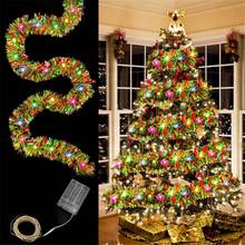 5m 50 LED Battery Operated Colorful String Lights, Suitable For Birthday, Wedding, Party Decoration, Christmas, Christmas Tree, Halloween Decoration, Indoor String Lights - Battery Box Color Stripes - View 7