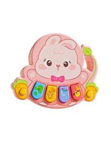 6pcs Animal Piano Musical Toys, Baby Early Education Sensory Toys, Multi-Function Mini Piano, Cartoon Music Box With Multiple Sound Effects, Fun Birthday Gift For Boys And Girls - Multicolor - View 11