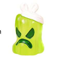 Cartoon Pumpkin Shaped Resin Miniature Ornament, Glossy Transparent Desktop Decoration, Halloween Christmas Holiday Party Gift - Multicolor - View 12