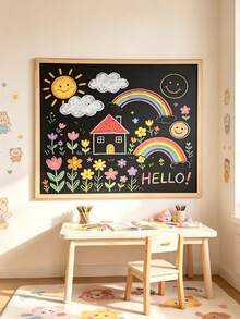 1‑Piece Blackboard, Featuring Smooth Writing And Easy Erasing For Repeated Use. Wall‑Mountable To Save Space, It Is Suitable For Office Meetings, Teaching And Presentations. - A - View 5