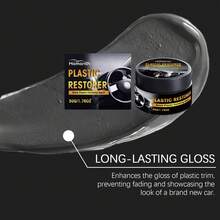Homonth Plastic Cleaning Paste, Gentle Car Interior Plastic Cleaner, Stain And Dust Removal, Convenient Care Paste - Solid State - View 7