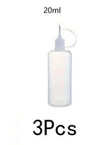 1/3pcs 30ml Empty Glue Bottles With Precision Needle Tip Applicator, Refillable Liquid Dispensing Dropper, Easy Squeeze, Suitable For Paper Craft DIY Handmade School - Multicolor - View 16