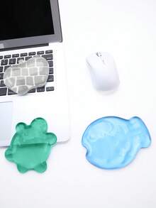 Cute Mouse Wrist Rest, Gel Transparent Mouse Wrist Support Pad, Lovely Ergonomic Mouse Wrist Pad, Soft Transparent Wrist Pain Relief Office Home Desk Computer Mouse - View 3