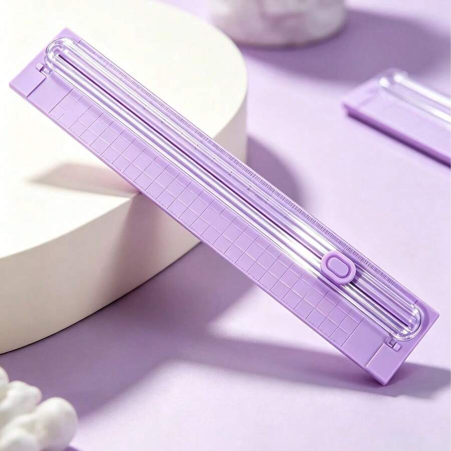 Multifunctional A3 Dual-Direction Paper Cutter, Portable Manual Paper Cutter With Ruler, Perfect For Office, School And Study Use - D - View 1