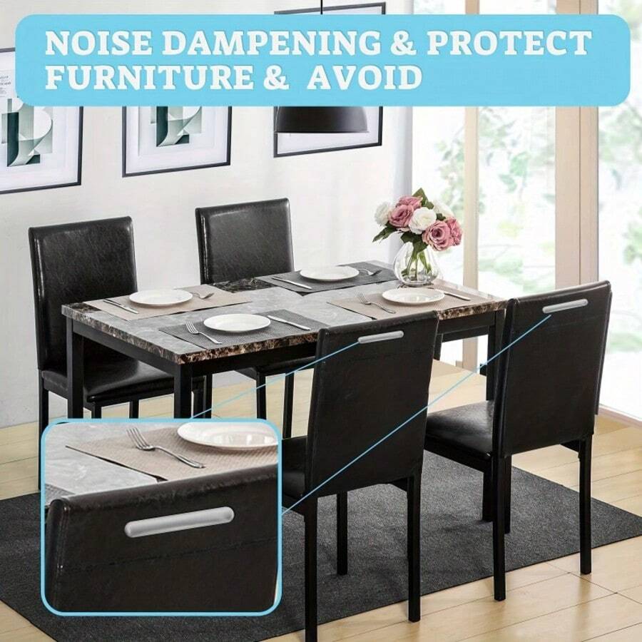Transparent Anti-Collision Buffer Strip, Self-Adhesive Shock-Absorbing Protective Pad, Invisible Furniture Protection Sticker, Suitable For Door Handles, Cabinets, Walls, Chairs, Toilets And Car Doors
