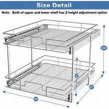 Slide Out Organizer - Silver - View 2