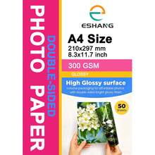 Kertas Foto Mengkilap Dua Sisi 8,3x11,7 Inci Tinta Inkjet Tipis Tipe Pewarna untuk Foto, Gambar, Brosur, Kalender, Majalah, Sampul CD, Kertas Surat - 50 Sheets - View 15