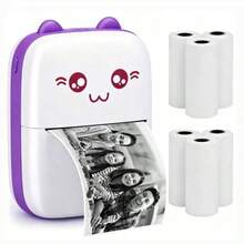 Mini Thermal Printer Paper, Label Paper, Thermal Printing Paper, Inkless Printing, Marking Stickers Suitable For Photos And Images - A - View 2