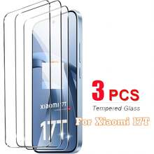 3-Pack High-Definition 9H Tempered Glass Screen Protector For Xiaomi 17T/17T Pro/17/ 14/14 T/14 T Pro/ 15/15T/15T Pro, 2-Piece HD 3D Transparent Camera Lens Protector, Scratch-Resistant, Touch Sensitive, Precise Fit, Easy Installation, Durable Protection For Smartphones - Clear - View 16