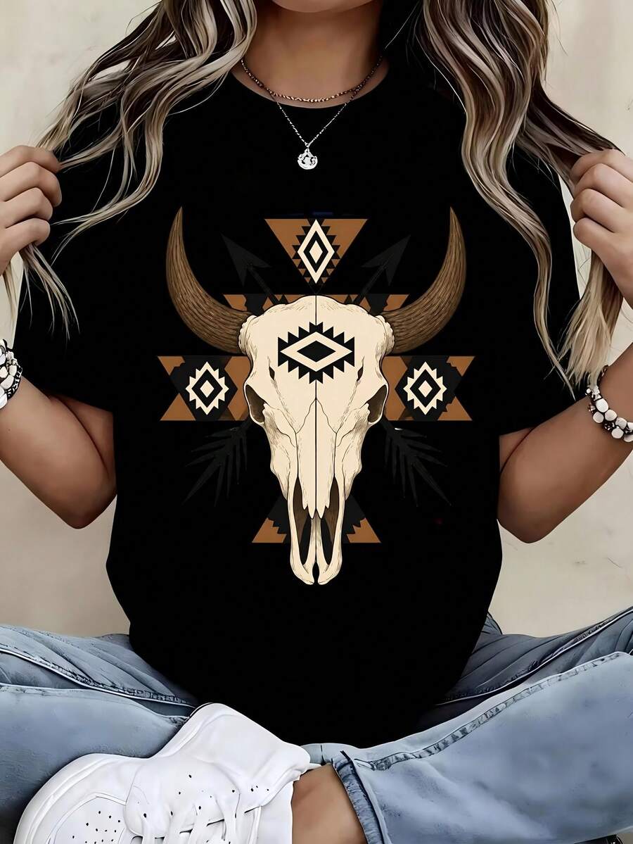Women T-Shirts - Black - View 1
