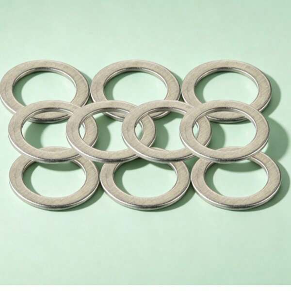 10‑Piece Oil Drain Plug Sealing Gaskets, 94109‑14000 Replacement Crush Washers Compatible With Honda Vehicles