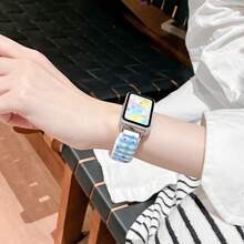 Multifunctional Daily Watch Band, Fashionable Versatile Creative Star Grid Silicone Watch Band Design, Compatible With Huawei 11pro/11/10/9/8 Series Watch Band, Quick Release Buckle Design, Supports NFC Version Sharing, Smart Fashion Couple Watch - Multicolor - View 1