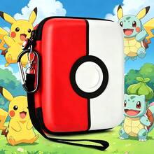 1pc Pok é Mon Themed Pok é Ball Hard Shell Storage Box Suitable For Trading Cards, Small Items, Super Large Capacity, Pok é Mon Enthusiasts Preferred Pok é Ball Decoration Storage Box, Perfect Birthday Gift, Small Surprise - Multicolor - View 3