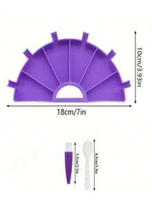 6-Grid Diamond Painting Tray With Plastic Brush, Suitable For DIY Diamond Sorting And Handmade Crafts - B - View 12
