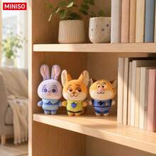 MINISO Zootopia Plush Bag Charm Keychain, Judy Hopps Nick Wilde Clawhauser, Suitable For Handbags Backpacks Wallets, Birthday Christmas Gift - Zootopia Plush Trio Set - View 7