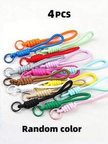 Random Color Nylon Rope DIY Handmade Weaving Set, Materials For Weaving Keychains And Backpack Decorations, Perfect Choice For Valentine's Day Gifts - Multi-color - View 12