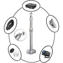 Wall Mount Camera Bracket, Extendable 20-40cm, Aluminum Alloy Material, 360 Degree Rotation, Suitable For Outdoor Security Systems, Silver Finish, Adjustable Length - View 7