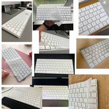 SDYIGOE 適用於 Magic Keyboard 觸控 ID A3118 A3203 A2449 A2450、無數字鍵盤 A1644 A1314 的 TPU 鍵盤保護蓋 - 查看 2