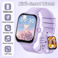 1pc Unisex Kids Soft Silicone Strap Smart Watch, Large Touch Screen, Camera Control, Stopwatch, Calendar, Sporty Style Children Smart Watch, Suitable For Daily Wear, Children's Day Gift - Multicolor - View 17