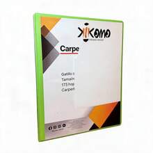 Carpeta Panorámica Kikomo Importadores de 1 Pulgada, Ideal para Organización de Documentos y Presentaciones - Verde - Ver 1