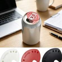 6/1 Beverage Can Lids, Easy-Open Can Sealers, Microwave Splash Guards, Fly And Dust Preventers, Kitchen Essentials, Suitable For Soft Drink Cans, Beer Cans, Beverage Can Sealing Caps, Top Protection, Ideal For Camping, Picnics, And Kitchens. - Multicolor - View 4