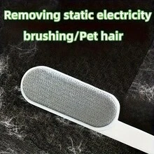Double-Sided Electrostatic Lint Remover - Durable Polypropylene Brush Head, Suitable For Clothing, Furniture, Carpet - Electrostatic Technology Captures Dust, No Power Required, Portable And Easy To Use - Multicolor - View 3