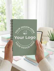 1pc Custom Logo Spiral Notebook,Personalized Custom Cover Design,Custom Notepad Back To School Supplies Diary Planner For Classroom Stationery - Multicolor - View 4