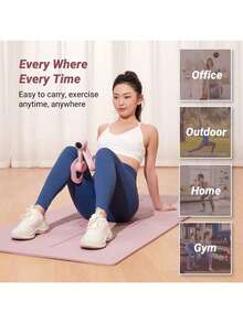 Kegel Pelvic Floor Trainer, Inner Thigh And Glute Exerciser With Square Buckle. Portable Home Workout Equipment For Postpartum Recovery. Exercise Gradually; Initial Discomfort Will Disappear With Continued Use. - Pink - View 10