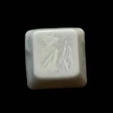 أغطية مفاتيح WASD من السيراميك الأبيض البلوري؛ متوافقة مع مفاتيح Cherry/Gateron MX؛ مناسبة للاستخدام الشخصي أو كهدية؛ تدعم التبديل السريع؛ مظهر أنيق وفريد؛ مثالية لتخصيص لوحة المفاتيح DIY والتخصيص الشخصي. - مشاهدة 8