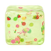 Soft Transparent Fruit Cube Squishy, Jelly Crystal Texture, Squeeze Stress Relief Sensory Toy, Office Desk Decor, Birthday Party Gift - Multicolor - View 19