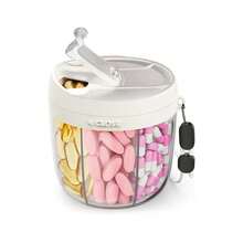 7 Large Compartment Pill And Vitamin Storage Box, Weekly Pill Organizer, Portable Medication Storage Bag, Storage Tool, Organizing Tool, Daily Use, Commute Use, Practicality, With Lanyard, Outdoor, Fitness, Home Daily Pill Storage, Multiple Colors, Black, Pink, White - Multi-color - View 10