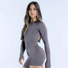 Women Unitards - Truffle - View 7