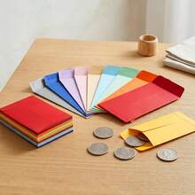 20/30/50Pcs 6.4 X 3.2 Inch Kraft Paper Cash Envelopes, Solid Color Self-Adhesive Seed & Coin Envelopes For Budgeting, Money Saving & Small Item Storage - A - View 7