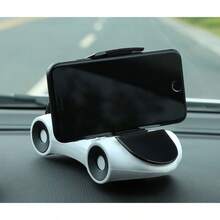 1pc Car Phone Holder, Car Navigation Support Stand, Creative Multi-Function Car Interior Universal Ornament Bracket Model Car - A - View 4