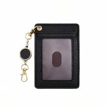 Retractable Badge Holder Card Sleeve With Lanyard, ID Card Holder, Student Meal Card Holder - Multicolor - View 8