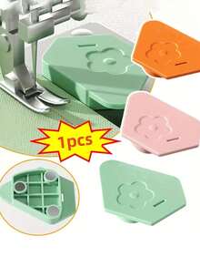 Macaron Color Magnetic Sewing Machine Guide, Universal Plastic Magnetic Edge Guide, Precise Stitching Positioning Tool, DIY Sewing Accessory, Professional Tailoring Straight Stitching Aid, Durable And Portable, Available In Pink, Yellow Or Green, No Battery Required - A - View 2