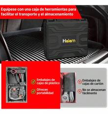 Hidrolavadora Inalámbrica Portátil HALARN, 6 En 1 Pistola Eléctrica Profesional De 2600 PSI Con 2 * Baterías - Tipo de Enchufe B USA (110-127V) - Ver 9