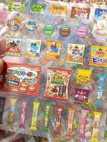 2/20pcs Stiker Potongan Laser Makanan Ringan Vintage, Stiker Dekorasi Scrapbook/Perencana DIY Dua Sisi Transparan Tahan Air - MultiWarna - View 6