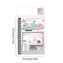 24 Sheets/Bag Sticker Book Basic Graphic & Text Theme Creative Scrapbook Supplies, Scrapbooking Accessories For Decorating Cards, Photo Frames, Computers, Phone Cases, Water Bottles, Magazines, Stationery Boxes, Suitcases, Desktop Decoration Stickers - Sticker Book - View 4