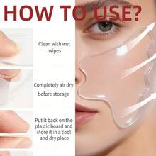 2pcs Large Cheek Wrinkle Patches, Multi-Angle Lifting Design, Multiple Colors Available, Enhances Skin Appearance, User-Friendly, Smooth Texture, Easy To Use, Tight Fit, Face Lifting - Multicolor - View 2