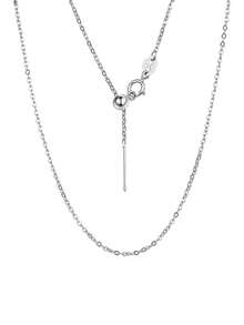 SYMFNY 925 Silver Minimalist Basic Universal Bead Stringing Necklace (1 Piece) - Necklace - View 2