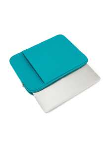 1pc 11.6/12.5/13.3/14/15.4/15.6/16/17 Inch Solid Color Casual Laptop Sleeve Bag Compatible With Huawei/Apple/HP/Shenzhen - View 5