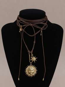1pc Fashionable & Cute Gold Heart Pendant, Multi-Layer Heart Design, Suitable For Women, Suitable For Festivals, Dates And Daily Wear - Gold - View 14