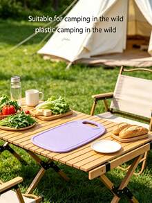 Multi-Color Cutting Board With Juice Groove, Christmas Cutting Board, Handheld Cutting Board, Control Board, Fruit Tray, Home & Kitchen Supplies, Christmas Dishes, Kitchen Set, Kitchen Utensils, Suitable For Cutting Vegetables, Meat And Fruit, Home Kitchen And Outdoor Camping Supplies - 1PC - View 7