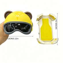 1pc Tiger Helmet Phone Holder, Ultra-Stable Anti-Shake Anti-Rain Cycling Mount, Super Cute Personalized Design, Essential For Bicycles/Motorcycles/Electric Bikes - Multicolor - View 2