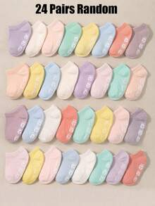 8/16/24 Pairs Random Color Baby Socks, Toddler Fall Halloween Socks, Baby Essentials Newborn, Anti-Slip Dot Grip Infant Toddler Walking Socks - Multicolor - View 10