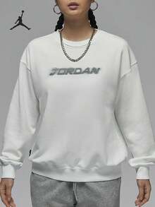 Nike/Authentic New Women's Loose Fit Washed Distressed Breathable Graphic Sweatshirt HV8954-121 - HV8954-121 - View 1