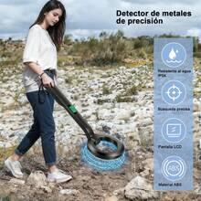 High-Precision Portable Handheld Metal Detector For Coins, Silver, And Jewelry - Black - View 5